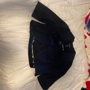 Womens George short sleeved black blazer size xs